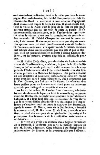 L'ami de la religion et du roi journal ecclesiastique, politique et litteraire