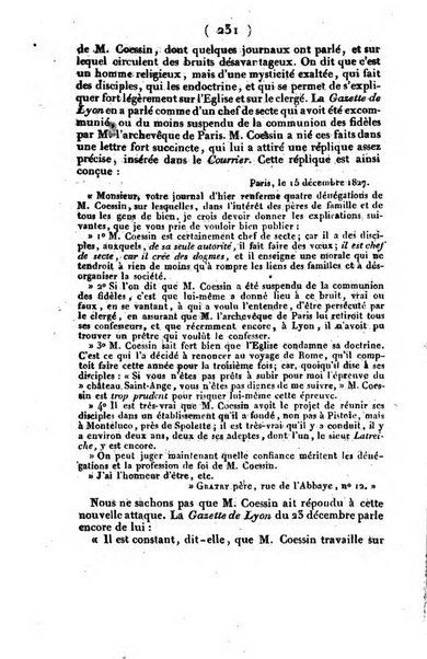 L'ami de la religion et du roi journal ecclesiastique, politique et litteraire