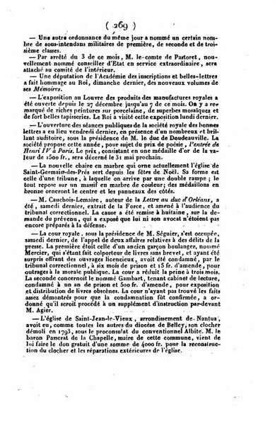 L'ami de la religion et du roi journal ecclesiastique, politique et litteraire