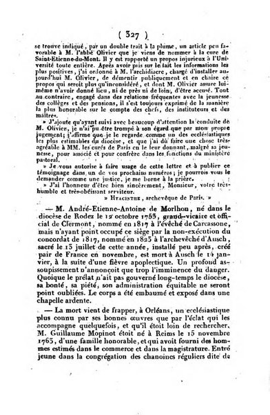 L'ami de la religion et du roi journal ecclesiastique, politique et litteraire