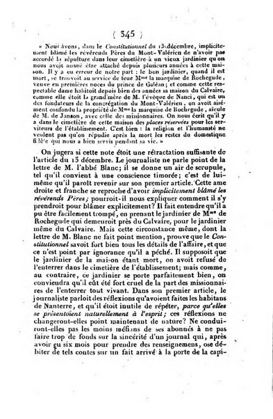 L'ami de la religion et du roi journal ecclesiastique, politique et litteraire