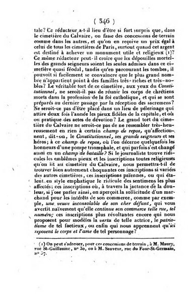 L'ami de la religion et du roi journal ecclesiastique, politique et litteraire