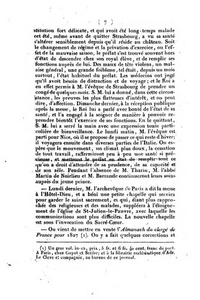 L'ami de la religion et du roi journal ecclesiastique, politique et litteraire