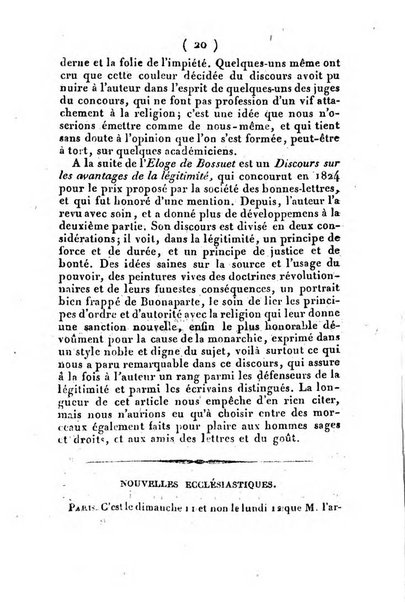 L'ami de la religion et du roi journal ecclesiastique, politique et litteraire