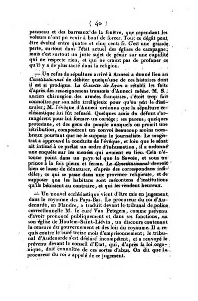 L'ami de la religion et du roi journal ecclesiastique, politique et litteraire