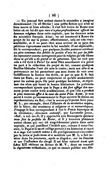 L'ami de la religion et du roi journal ecclesiastique, politique et litteraire