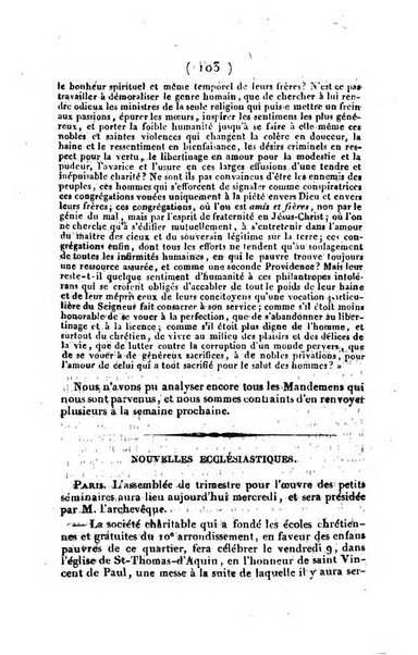 L'ami de la religion et du roi journal ecclesiastique, politique et litteraire