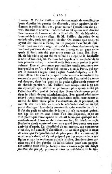 L'ami de la religion et du roi journal ecclesiastique, politique et litteraire