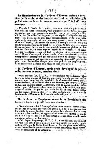 L'ami de la religion et du roi journal ecclesiastique, politique et litteraire