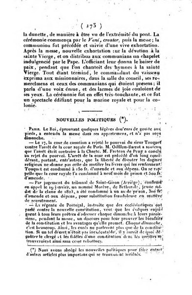 L'ami de la religion et du roi journal ecclesiastique, politique et litteraire