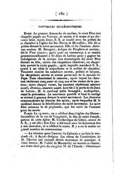 L'ami de la religion et du roi journal ecclesiastique, politique et litteraire