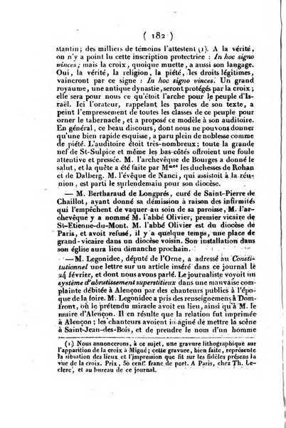 L'ami de la religion et du roi journal ecclesiastique, politique et litteraire