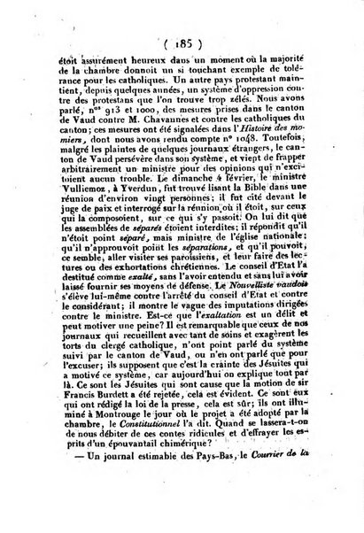 L'ami de la religion et du roi journal ecclesiastique, politique et litteraire