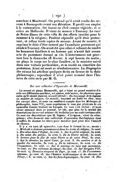 L'ami de la religion et du roi journal ecclesiastique, politique et litteraire