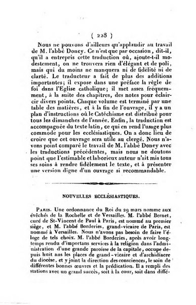 L'ami de la religion et du roi journal ecclesiastique, politique et litteraire