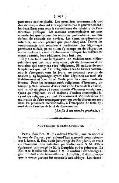 L'ami de la religion et du roi journal ecclesiastique, politique et litteraire