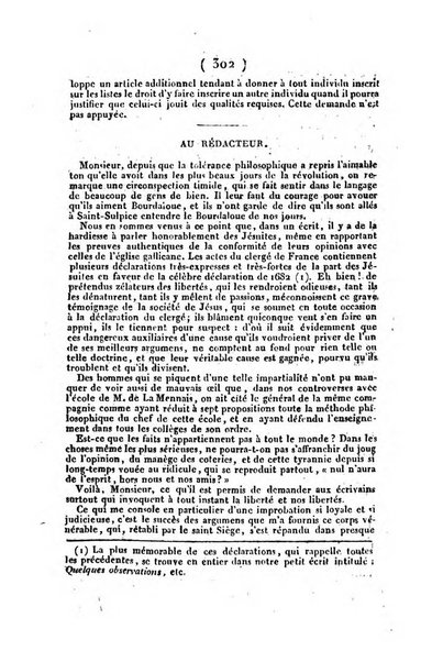 L'ami de la religion et du roi journal ecclesiastique, politique et litteraire