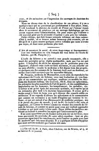 L'ami de la religion et du roi journal ecclesiastique, politique et litteraire