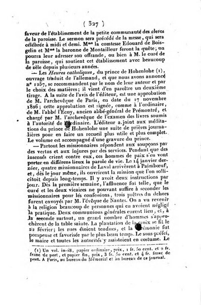 L'ami de la religion et du roi journal ecclesiastique, politique et litteraire