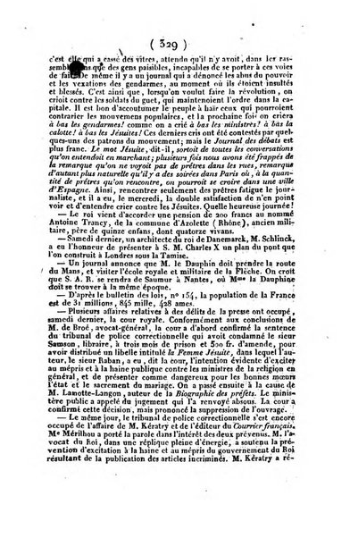 L'ami de la religion et du roi journal ecclesiastique, politique et litteraire