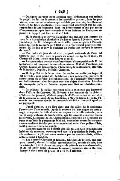 L'ami de la religion et du roi journal ecclesiastique, politique et litteraire