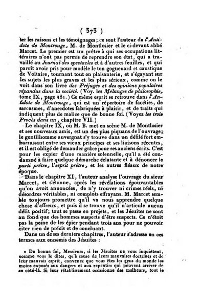 L'ami de la religion et du roi journal ecclesiastique, politique et litteraire