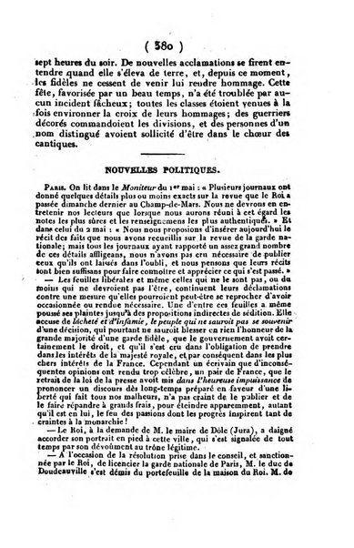 L'ami de la religion et du roi journal ecclesiastique, politique et litteraire