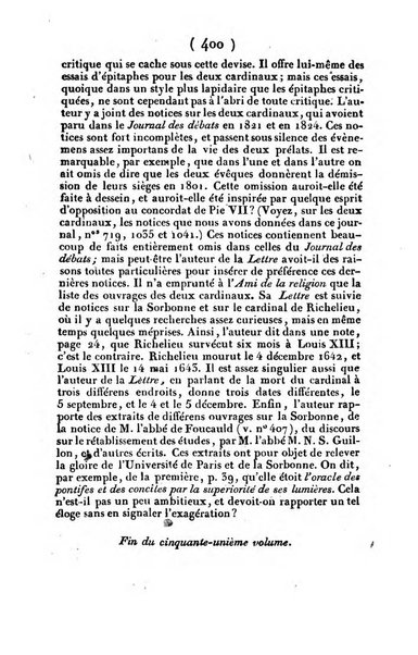 L'ami de la religion et du roi journal ecclesiastique, politique et litteraire