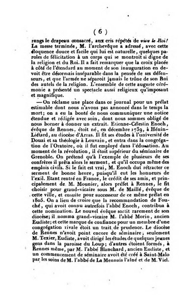 L'ami de la religion et du roi journal ecclesiastique, politique et litteraire