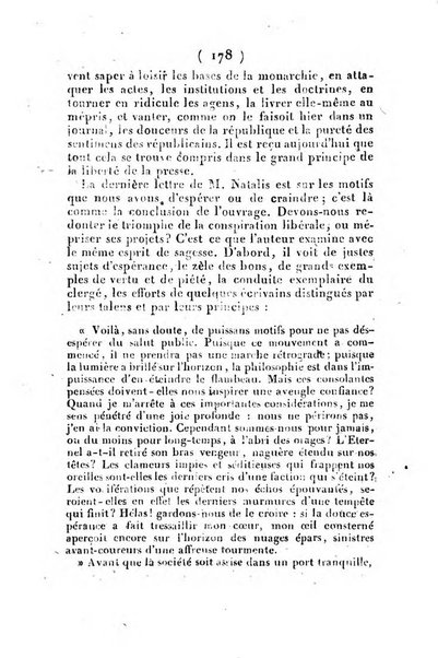 L'ami de la religion et du roi journal ecclesiastique, politique et litteraire