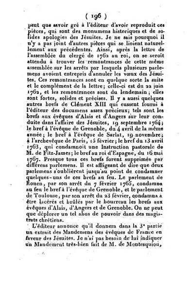 L'ami de la religion et du roi journal ecclesiastique, politique et litteraire