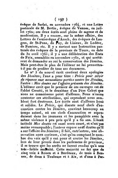 L'ami de la religion et du roi journal ecclesiastique, politique et litteraire