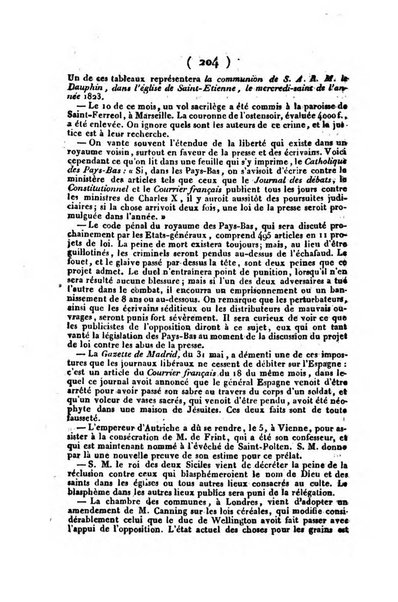 L'ami de la religion et du roi journal ecclesiastique, politique et litteraire