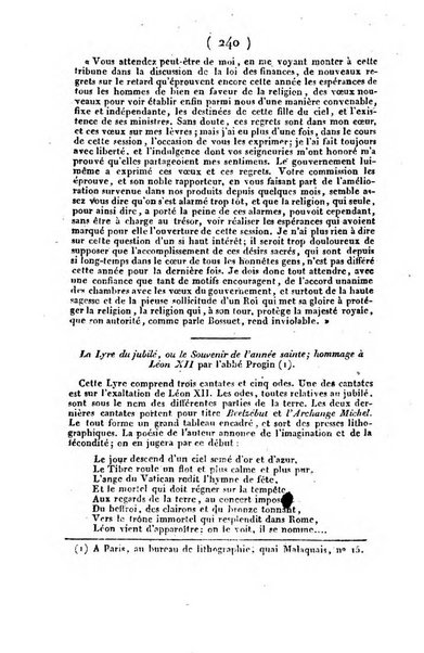 L'ami de la religion et du roi journal ecclesiastique, politique et litteraire