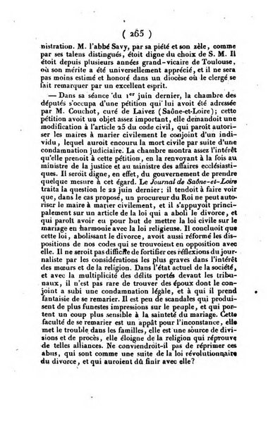 L'ami de la religion et du roi journal ecclesiastique, politique et litteraire