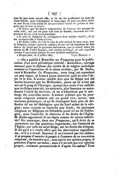 L'ami de la religion et du roi journal ecclesiastique, politique et litteraire