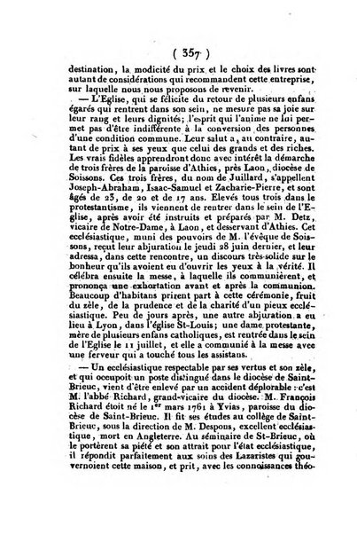 L'ami de la religion et du roi journal ecclesiastique, politique et litteraire