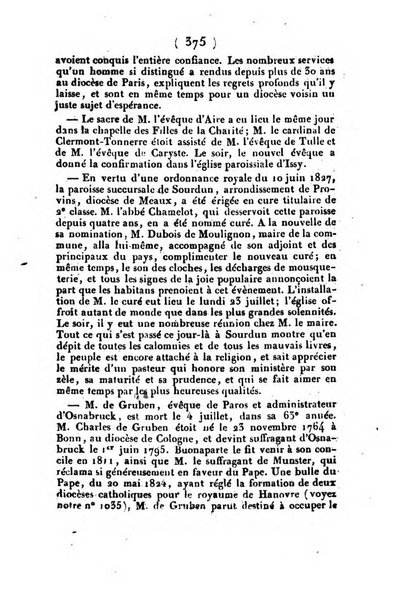 L'ami de la religion et du roi journal ecclesiastique, politique et litteraire