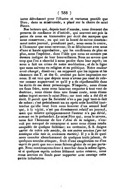 L'ami de la religion et du roi journal ecclesiastique, politique et litteraire