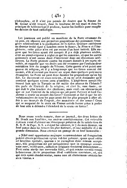 L'ami de la religion et du roi journal ecclesiastique, politique et litteraire