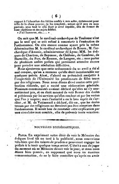 L'ami de la religion et du roi journal ecclesiastique, politique et litteraire