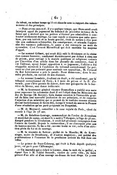 L'ami de la religion et du roi journal ecclesiastique, politique et litteraire