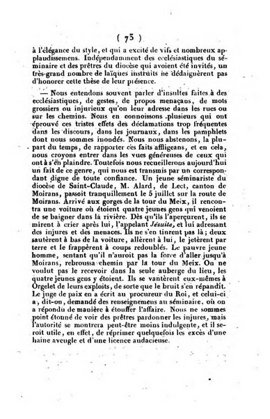 L'ami de la religion et du roi journal ecclesiastique, politique et litteraire