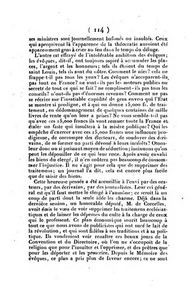 L'ami de la religion et du roi journal ecclesiastique, politique et litteraire