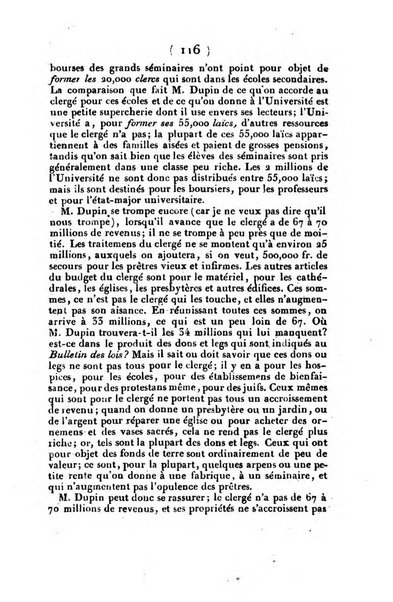 L'ami de la religion et du roi journal ecclesiastique, politique et litteraire