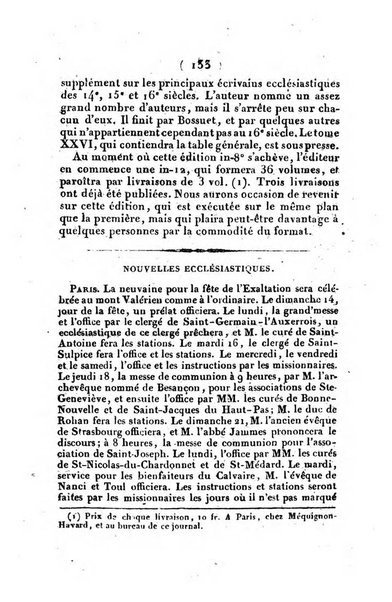 L'ami de la religion et du roi journal ecclesiastique, politique et litteraire