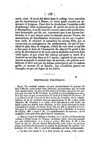 L'ami de la religion et du roi journal ecclesiastique, politique et litteraire