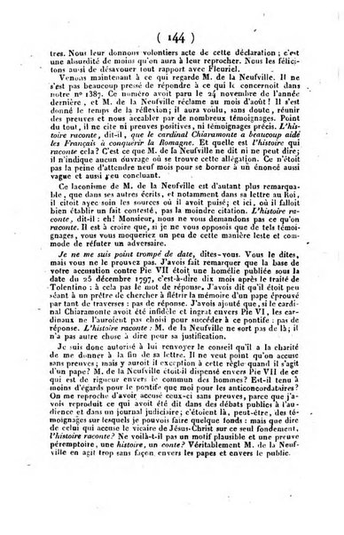 L'ami de la religion et du roi journal ecclesiastique, politique et litteraire