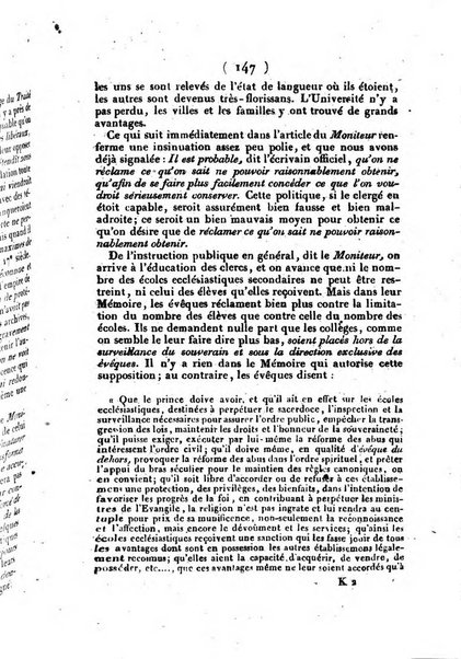 L'ami de la religion et du roi journal ecclesiastique, politique et litteraire