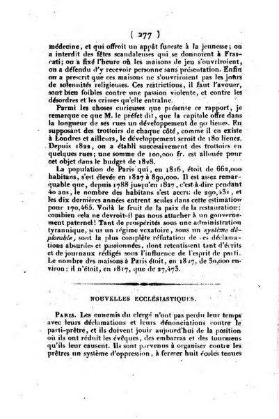 L'ami de la religion et du roi journal ecclesiastique, politique et litteraire